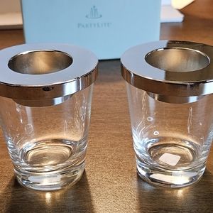 Partylite Versatility Votive Pair P8488 Candle holders